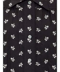 Tory Burch Embroidered Floral Artist's Midi Dress