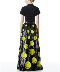 Alice + Olivia x Smiley Jasper Embellished Tee