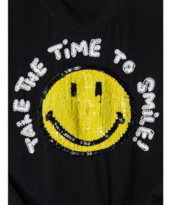 Alice + Olivia x Smiley Jasper Embellished Tee
