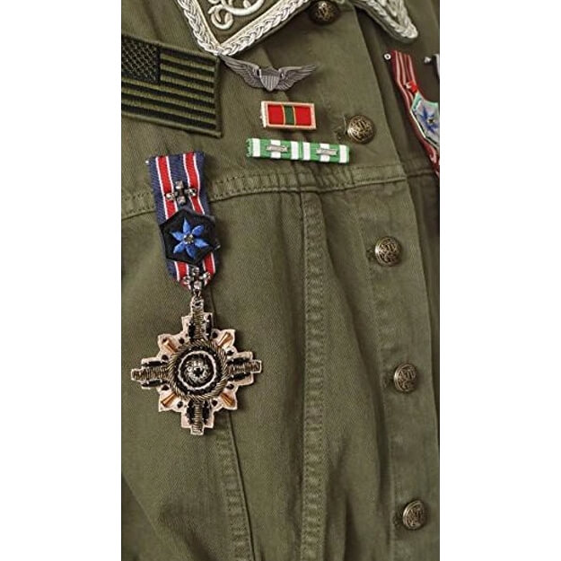 Alice + Olivia Chloe Embroidered Cropped Army Jacket – evaChic