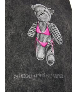 Alexander Wang Teddy Bear Graphic Jersey Tee