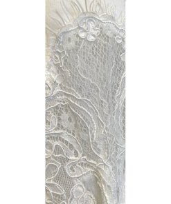 CO Lace-Trim Silk Satin Blouse