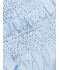 Sea Phoebe Smocked Cotton Midi Dress