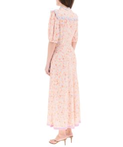 Rixo Gwen Pebble Shell Long Dress