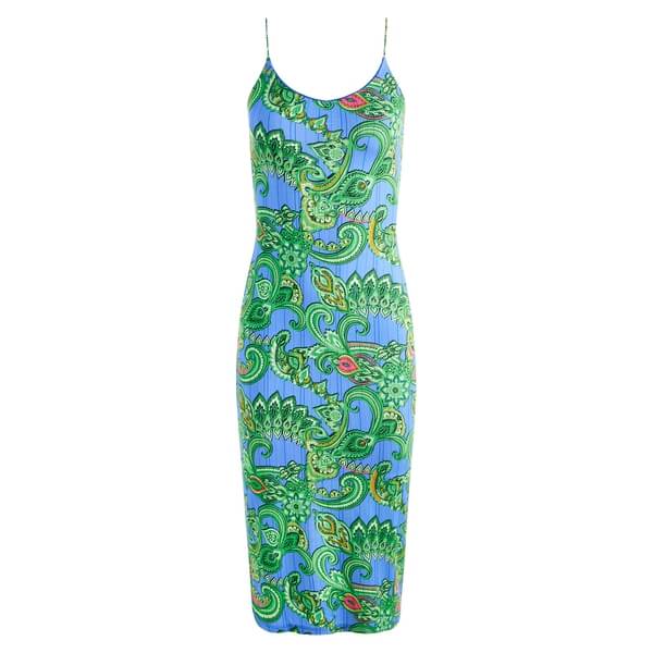 Alice + Olivia Delora Paisley Slip Midi Dress evaChic Alice + Olivia Delora Paisley Slip Midi Dress evaChic