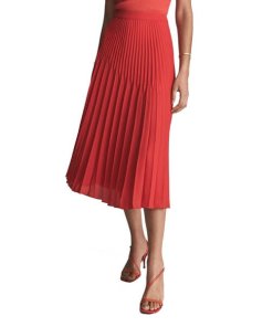 Reiss Izzie Pleated Midi Skirt