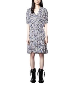 Zadig & Voltaire Begonia Remove Print Mini Dress