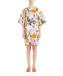 Max Mara Weekend Ondina Floral Cotton Mini Dress