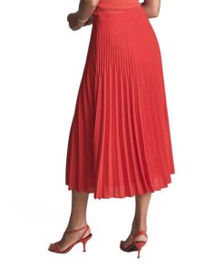 Reiss Izzie Pleated Midi Skirt