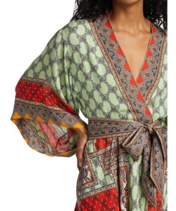 Alice + Olivia Haveri Kimono Belted Mini Dress