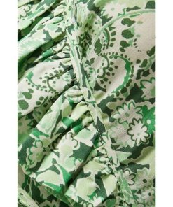 Rixo Frida Floral Wrap Midi Dress