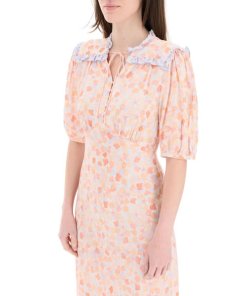 Rixo Gwen Pebble Shell Long Dress