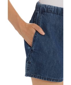 Valentino VLogo Drawstring Denim Shorts