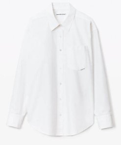 Alexanderwang.T-boyfriend-cotton-shirt-white-color.