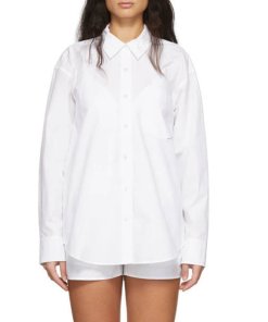 Alexanderwang.T-boyfriend-cotton-shirt-white-color.