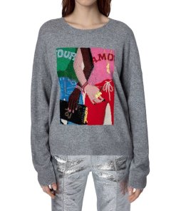 Zadig & Voltaire Band of Sisters Kansas Boss Cashmere Sweater