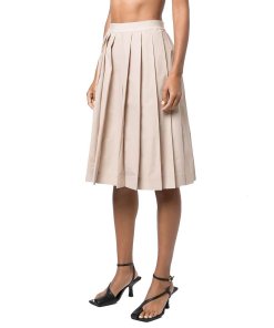 3.1 Phillip Lim Day Pleated Knee-Length Skirt