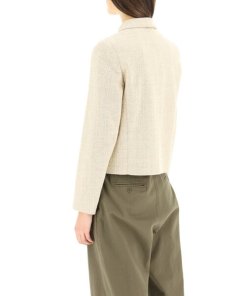 Weekend Max Mara Saggio Tweed Cotton-Blend Jacket