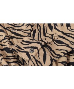 Zadig & Voltaire Rinka Tiger Viscose Mini Dress