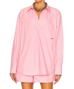 Alexanderwang.T Boyfriend Compact Cotton Shirt