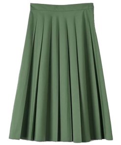 Margaret Howell Fade Out Pleat Cotton-Blend Skirt – evaChic