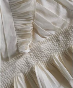 Ulla Johnson Aurore Tiered Ruffle Crisscross Dress