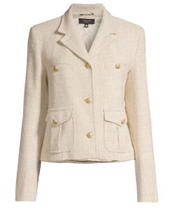 Weekend Max Mara Saggio Tweed Cotton-Blend Jacket