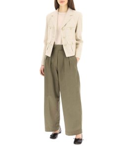 Weekend Max Mara Saggio Tweed Cotton-Blend Jacket