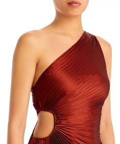 A.L.C. Delfina Pleated Asymmetric Dress evaChic A.L.C. Delfina Pleated Asymmetric Dress evaChic