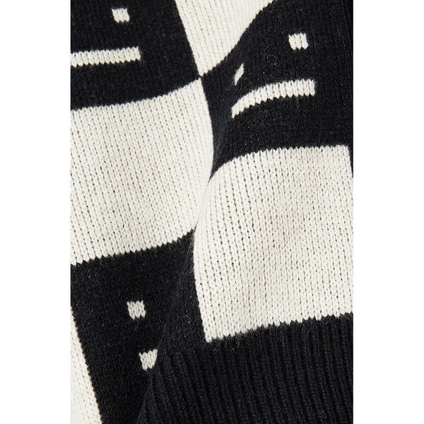 Acne Studios Katlaro Checker Face Jacquard Cardigan – evaChic