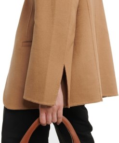 Toteme Collarless Double Wool Oversized Blazer