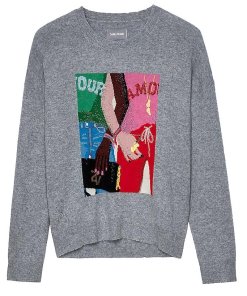 Zadig & Voltaire Band of Sisters Kansas Boss Cashmere Sweater