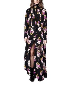 Zadig & Voltaire Défilé Reward Peonies Long Silk Dress