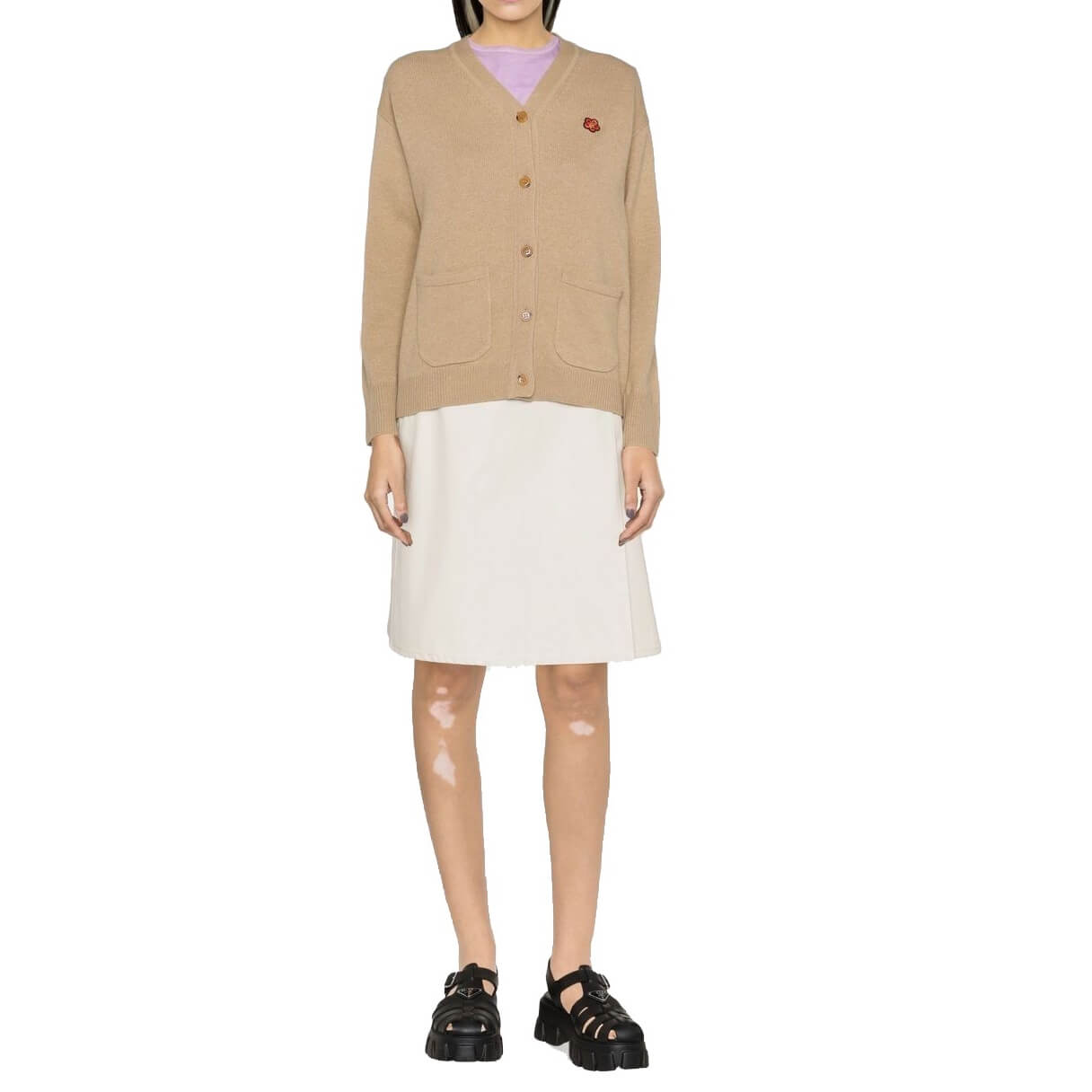 Kenzo x Nigo Boke Flower Back Logo Wool Cardigan – evaChic