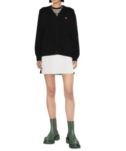 Kenzo x Nigo Boke Flower Back Logo Wool Cardigan