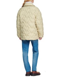 Sandro Gloriana Quilted Heart Oversized Jacket