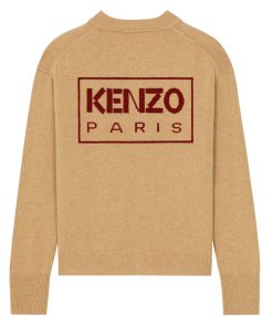 Kenzo x Nigo Boke Flower Back Logo Wool Cardigan