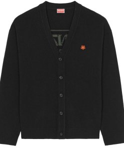 Kenzo x Nigo Boke Flower Back Logo Wool Cardigan
