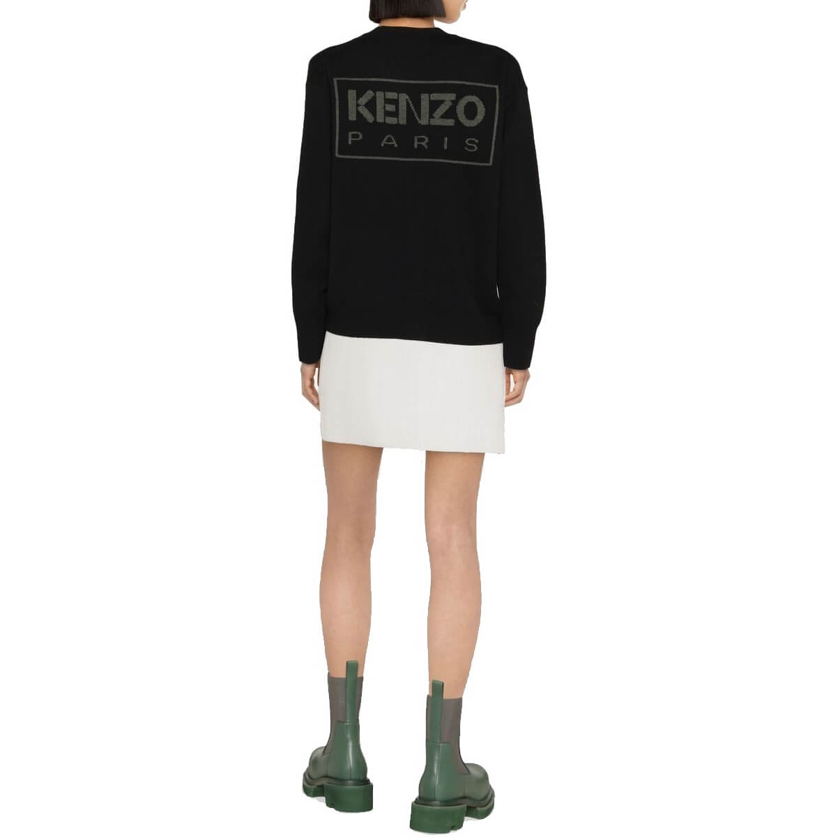 Kenzo x Nigo Boke Flower Back Logo Wool Cardigan – evaChic