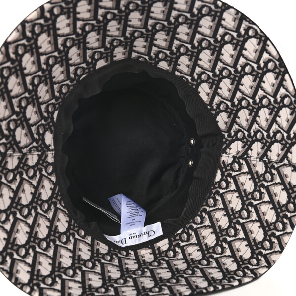 Dior Teddy-D Vinyl Large Brim Bucket Hat with Net Veil – evaChic