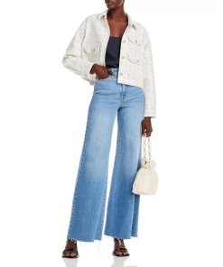 Maje Cenate Sequined Check Short Jacket