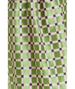 Stine Goya Anny Graphic Check Midi Dress