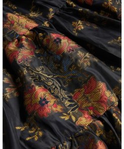 Ted Baker Audria Mixed Media Long-Sleeve Tiered Dress
