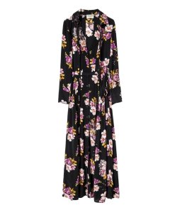 Zadig & Voltaire Défilé Reward Peonies Long Silk Dress