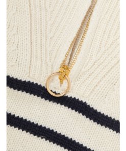 Nili Lotan Hester Nautical Stripe Cashmere Sweater