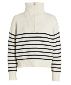 Nili Lotan Hester Nautical Stripe Cashmere Sweater