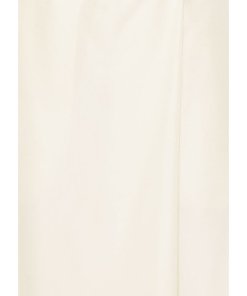 Totême Wide-Leg Habutai Silk Wrap-Front Slacks