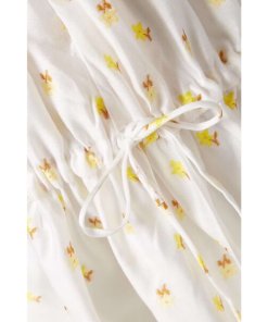 Stine Goya Tulula Open-Back Tiered Jasmine Midi Dress
