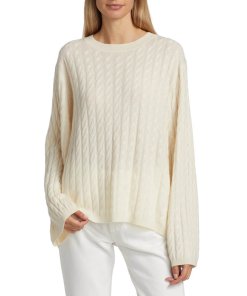 Toteme Cable-Knit Cashmere Oversized Sweater