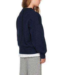 The Row Kids Embroidered Motif Cashmere Sweater